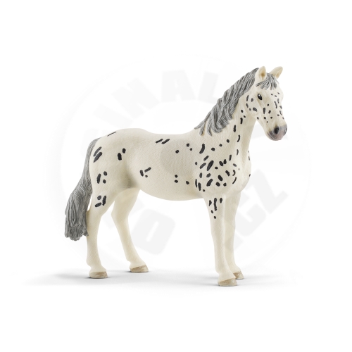 Schleich Zvířátko - klisna knabstrupperská_(1)