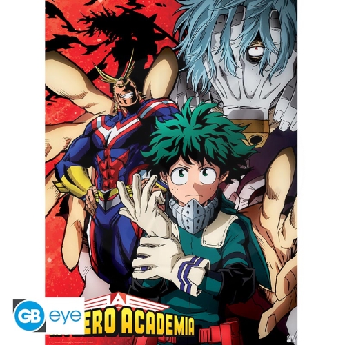 MY HERO ACADEMIA - Poster Chibi 52x38 - Deku Vs Tomura_(1)