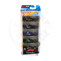 Mattel Hot Wheels: Formula 1 Themed Racing Team 1:64 - Set of 5