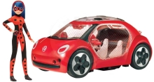 MIRACULOUS Kuzelná Beruška - Zázračné auto Volkswagen E-Beetle s módní panenkou 26cm MIRACULOUS Kuzelná Beruška - Zázračné auto Volkswagen E-Beetle s módní panenkou 26cm
