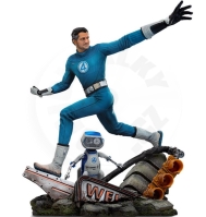 Iron Studios soška Mr. Fantastic and H.E.R.B.I.E 26 cm
