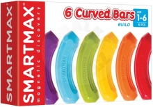 SmartMax magnetická stavebnice - zatáčky - 6 ks