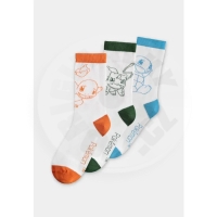 Difuzed Pokémon - Crew Socks (3 Pack) - 39/42