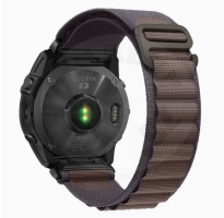 Garmin náhradní řemínek - tkaný nylon - 22mm pro řadu Fénix - tmavě fialová