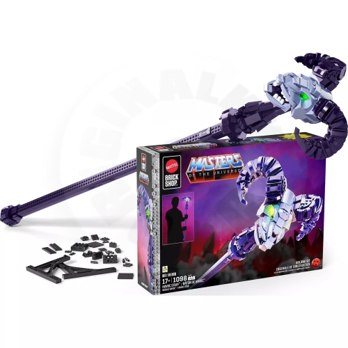 Mattel Brick Shop Masters of the Universe Havoc Staff sběratelská stavebnice 1098 dílků