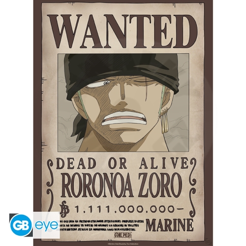 ONE PIECE - Poster Chibi 52x38 - Wanted Zoro Wano_(1)