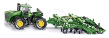 SIKU Farmer - Traktor John Deere 9630 s bránami  Amazone Centaur 1:87