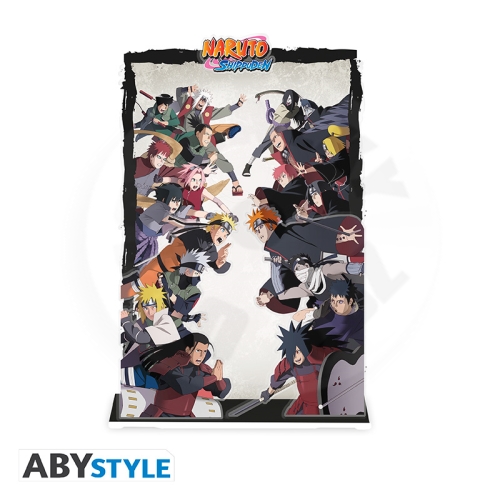 NARUTO SHIPPUDEN - Acryl® Diorama - Group fight_(1)