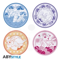 Podtácky 4ks - Pokémon Japanese Style Podtácky 4ks - Pokémon Japanese Style