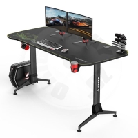 Ultradesk herní stůl Grand - žluto-zelený