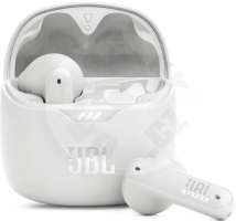 JBL Tune Flex, bezdrátová sluchátka - bílá
