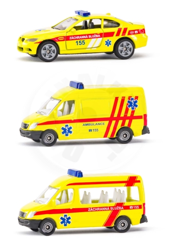 SIKU - česká verze - set ambulance sada 3 aut_(1)