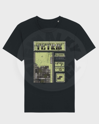 Tetris - udržitelné ekologické tričko "Retro Print" - L