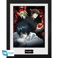DEATH NOTE - Framed print "Light, L and Misa" (30x40) x2*