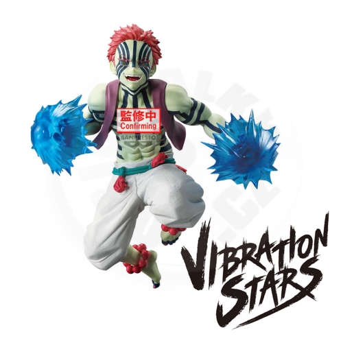 Bandai Demon Slayer: Kimetsu No Yaiba - Vibration Stars Plus-Akaza Figure_(1)