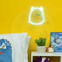 Neonová Lampička na zeď - Squishmallows Winston