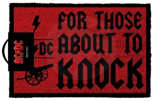 Rohožka - AC/DC For Those About To Knock 60 x 40 cm