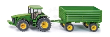 SIKU Farmer - traktor John Deere s vlekem, 1:50