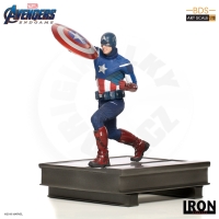 Iron Studios socha Marvel Avengers: Endgame Captain America 2012, měřítko 1:10, 21 cm