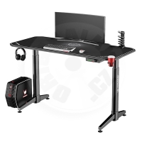 Ultradesk herní stůl Level - bílá