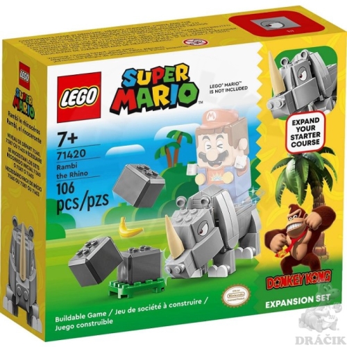 LEGO® Super Mario™ 71420 Nosorožec Rambi – rozšiřující set