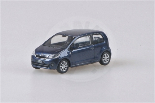 ABREX - Škoda Citigo 3dveřové (2011) 1:43 - Modrá Night Metalíza