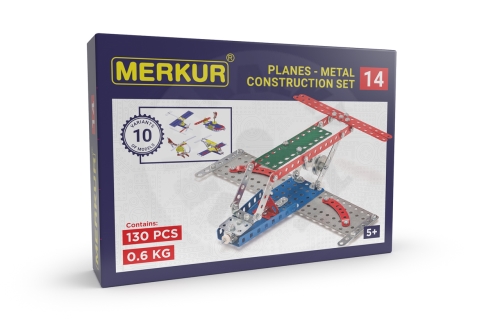 Merkur 014 Letadlo, 130 dílů, 10 modelů_(1)