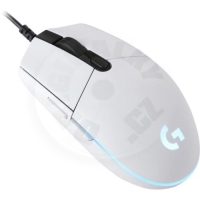 Logitech G203 Lightsync - bílá