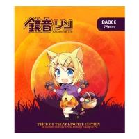 Odznáček - Hatsune Miku Halloween Limited Edition Kagamine Rin