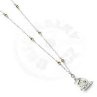 Fantastická zvířata stříbrný náhrdelník Hrabák s křišťálovými prvky