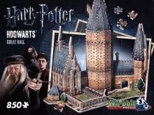 Wrebbit 3D Puzzle Harry Potter Bradavice Velká síň 850ks