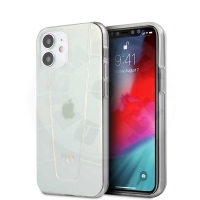 Mercedes průhledné silikonové pouzdro pro Apple iPhone 12 Mini