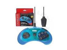 Retro-Bit SEGA Genesis 6-button Arcade Pad Clear Blue