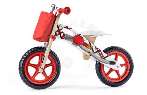 Woody Odrážedlo motorka, červená_(1)
