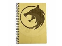 Dřevěný zápisník "Witcher from Netflix" Zaklínač - 50 listů