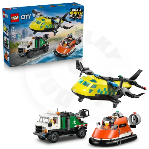 LEGO® City 60505 Remix: Letadlo, servisní vůz a vznášedlo_(1)
