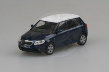 ABREX - Škoda Fabia II (2006) 1:43 - Modrá Storm Metalíza