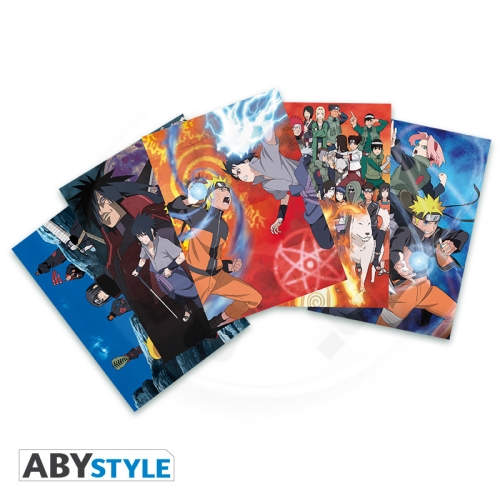 NARUTO SHIPPUDEN - Postcards - Set 1 x 5 (14,8x10,5)_(1)