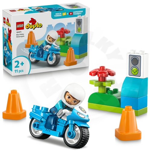 LEGO® DUPLO® 10471 Modrá policejní motorka_(1)