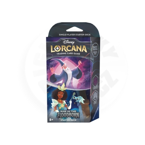 Karetní hra Lorcana: Rise of the Floodborn - Amethyst & Steel Starter Deck