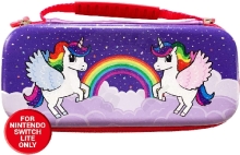 Cestovní Pouzdro Unicorn, jednorožci, duha - pro Nintendo Switch Lite